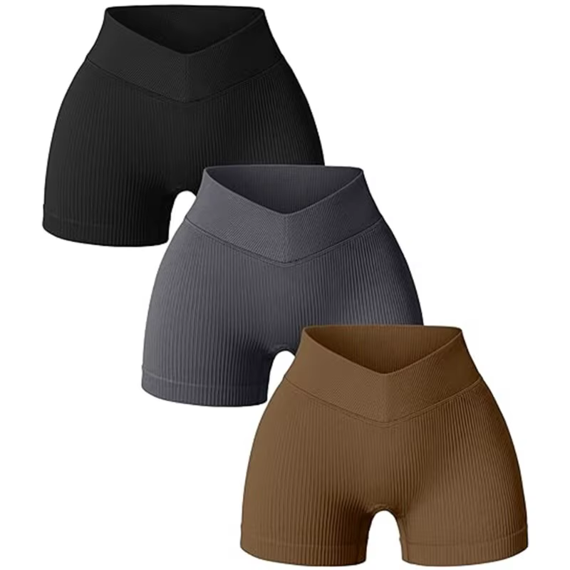 Femmes taille haute entraînement Fitness Yoga Shorts gymnastique course Yoga Leggings Scrunch fesses
