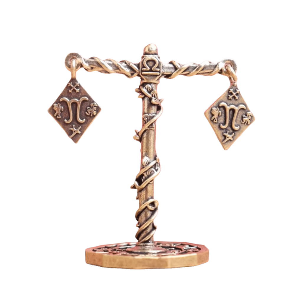 Figurines vintage de collection, artisanat artisanal miniature, les douze signes du zodiaque, décora
