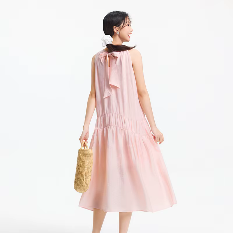 SEMIR-Robe Longue à Deux Voies pour Femme, Tenue de Plage, Dos aux, avec Nministériels d Papillon, p