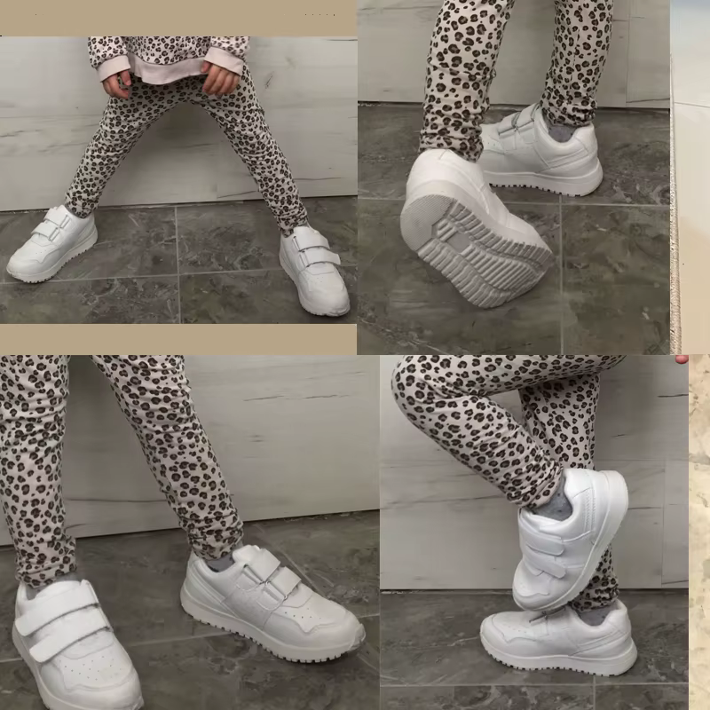 Uckland-Chaussures de course blanches pour enfants, baskets pour tout-petits, chaussures de bébé pou