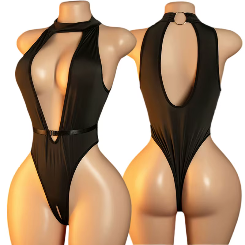 Jeux de Cosplay sexuels pour adultes, Lingerie sexuelle sans entrejambe, Teddy pour femmes, body, so