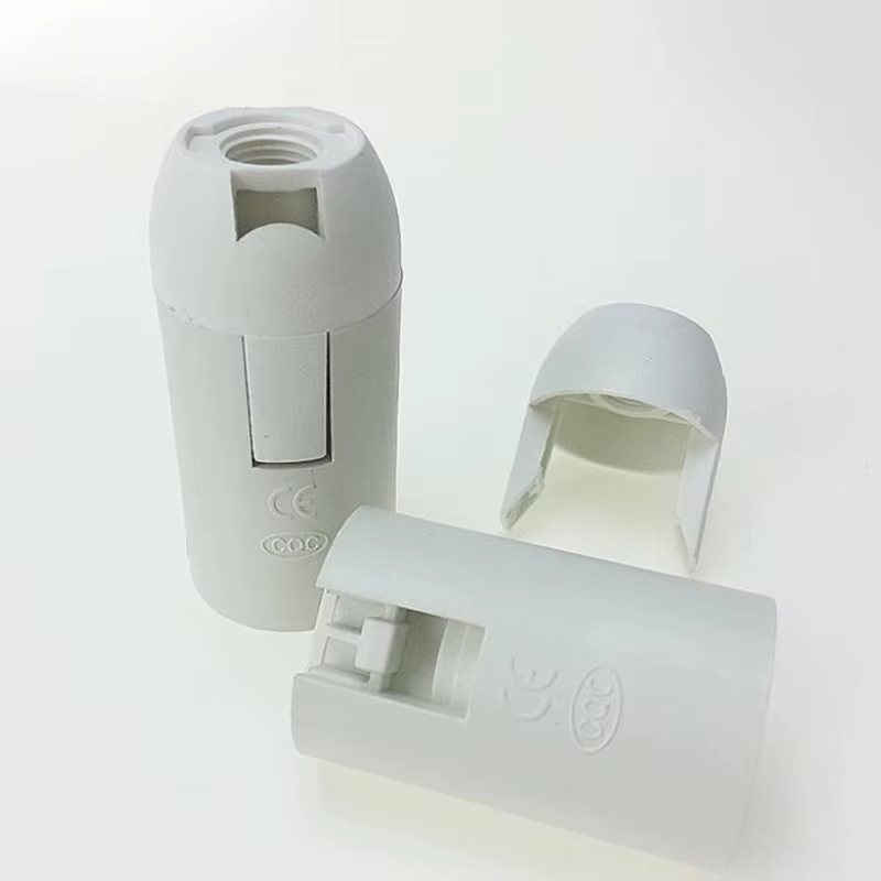 Support de lampe E14 pratique, 10 pièces, anneau d'abat-jour, 2A 250V, 2 couleurs, petit capuchon à 