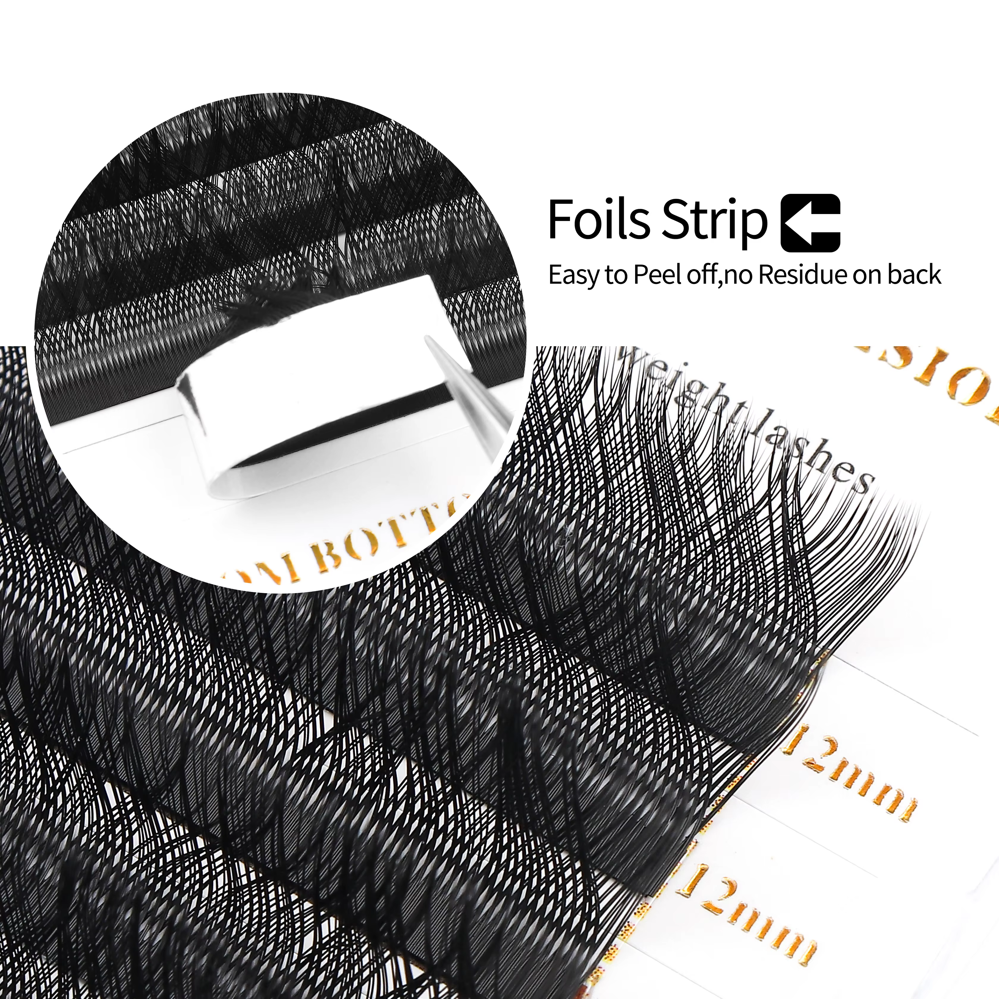 XIUSMERCEDES-Extensions de Cils AKI, Tissés à la Main, Doux, Légers, Naturels, Préfabriqués, Volume,