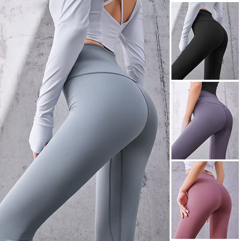 TUNIControl-Pantalon de yoga taille haute pour femme, legging de sport, collants d'entraînement Runf