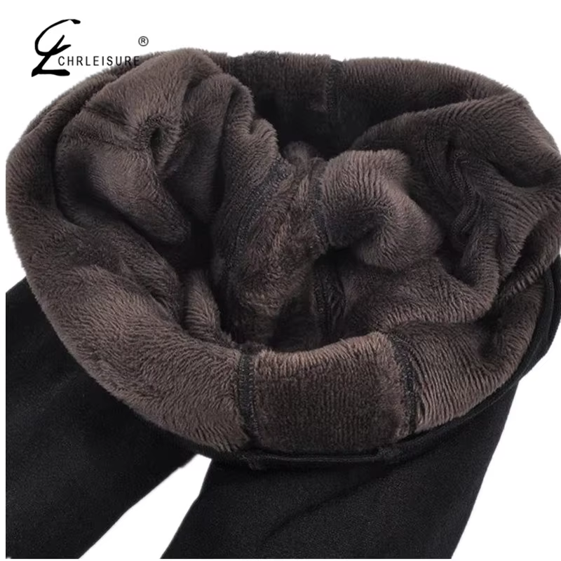 8 couleurs S-XXL hiver Leggings chauds femmes taille haute épais velours Legging mode solide grande 