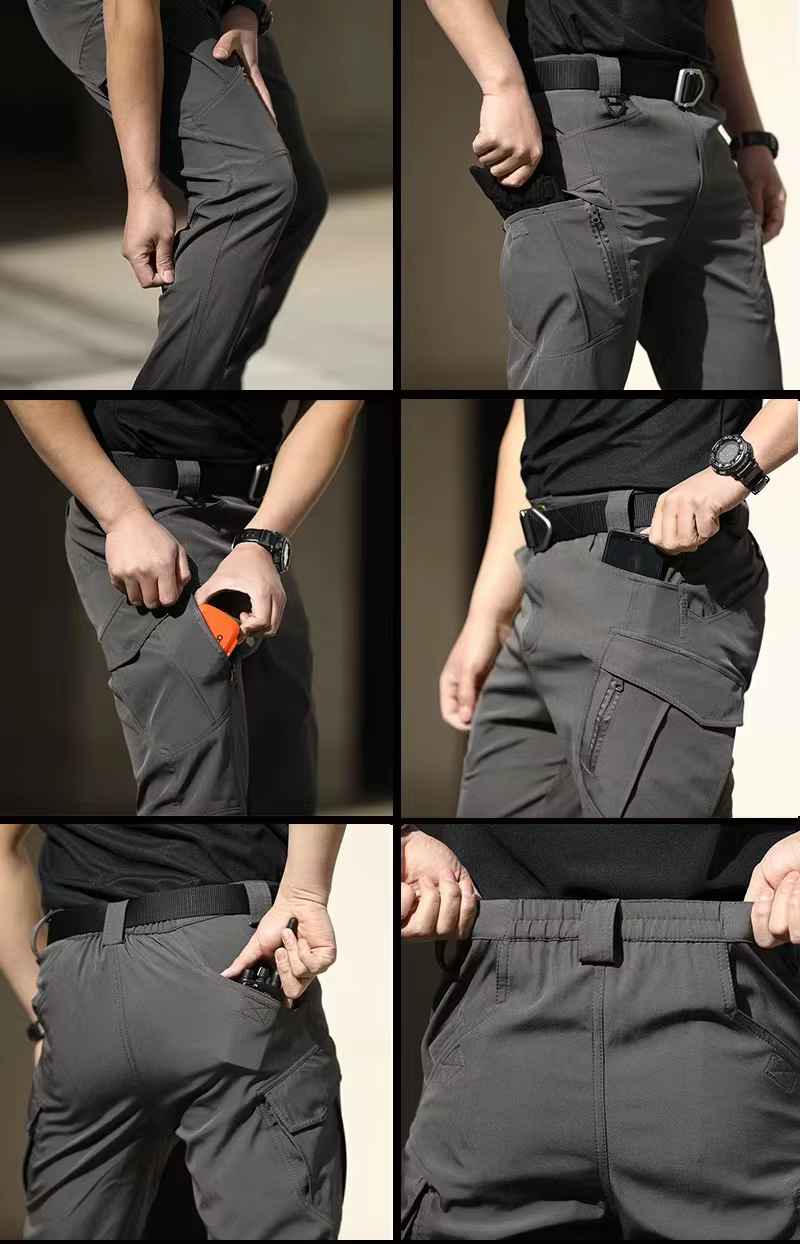 Pantalon cargo militaire tactique décontracté pour hommes, Softshell élastique, printemps-automne, r