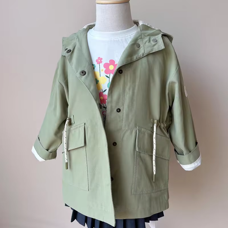 En Stock 2025 automne hiver BP filles manteau garçon veste à capuche enfants pull pour filles Denim 