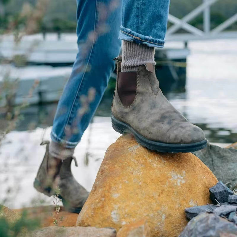 Bottes décontractées à la mode pour hommes, semelle extérieure confortable et Durable, chaussures de