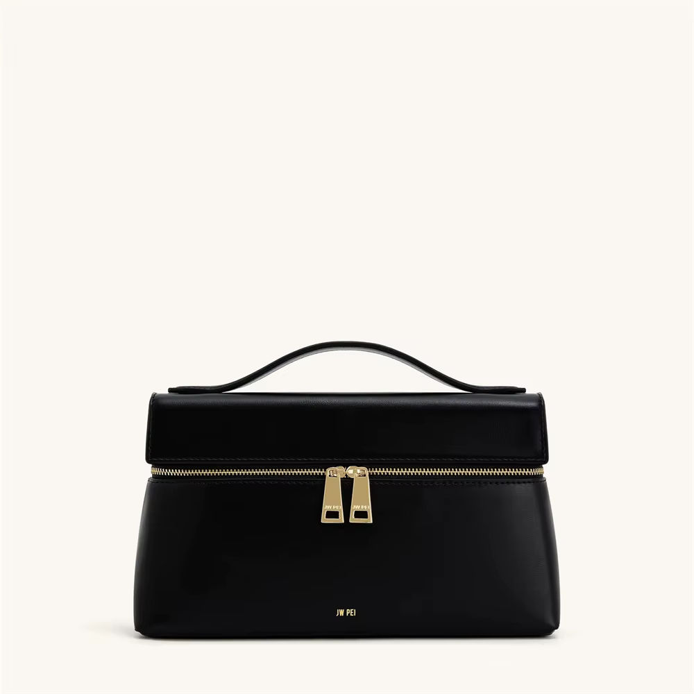Sac à main JW PEI Thea 2025 Nouveau, Sac bandoulière et épaule en toile marron pour femme, Sac de mo