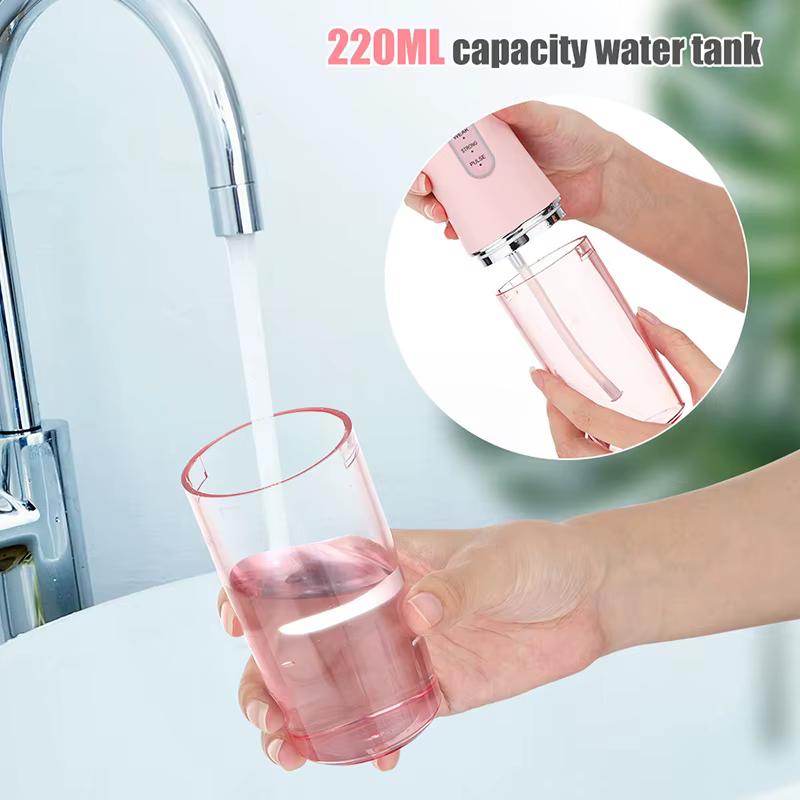 Irrigateur buccal portable, machine à laver la bouche, fil dentaire, jet d'eau aste USB, cure-dents,