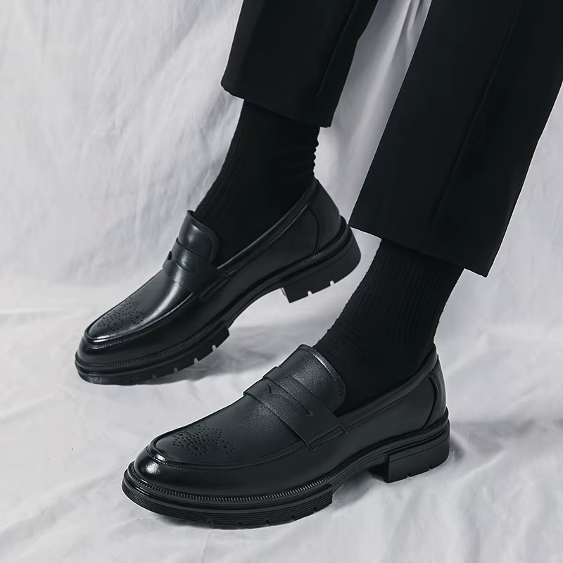Bureau hommes chaussures habillées classique décontracté chaussures d'affaires pour hommes fête mari