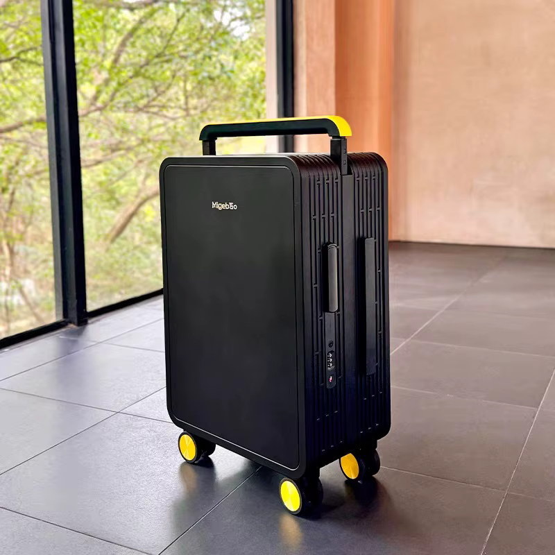 Bagage roulant à guidon large, valise de chariot d'équilibre de voyage en matériau PC Durable de hau