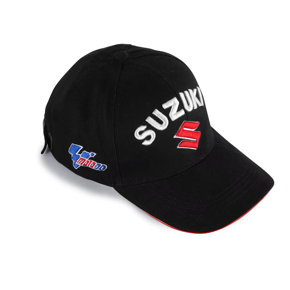 Suzuki emblème brodé voiture réglable course Sport Baseball chapeau moto casquette décontractée pour