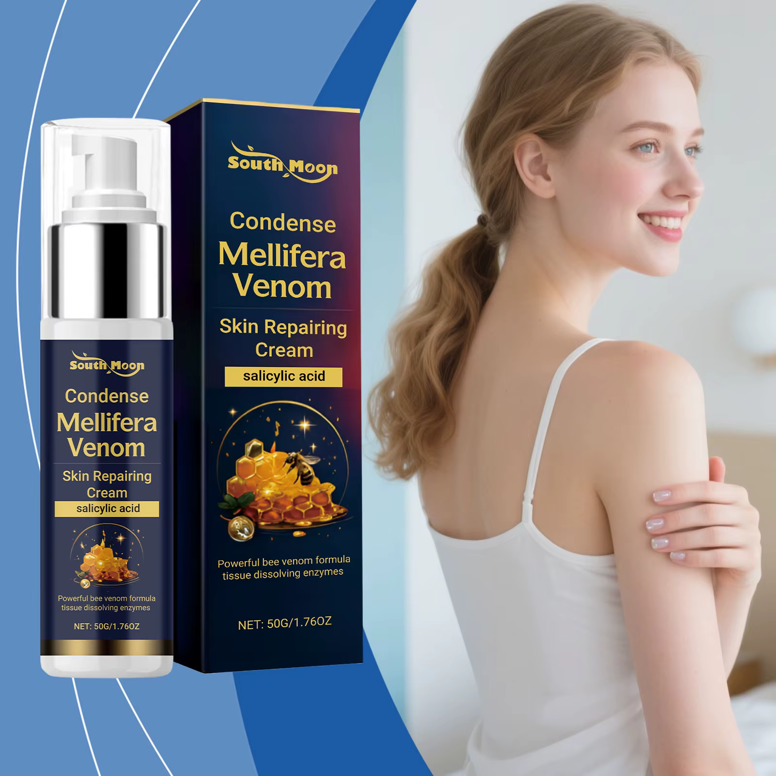 Crème de soin pour le corps, nettoyante, soin doux, hydratante et lissante pour la peau