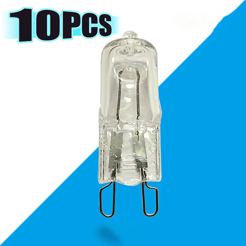 10 pièces ampoules de four G9 ampoules halogènes haute température lumière de vapeur 25w 28w 40w 60w