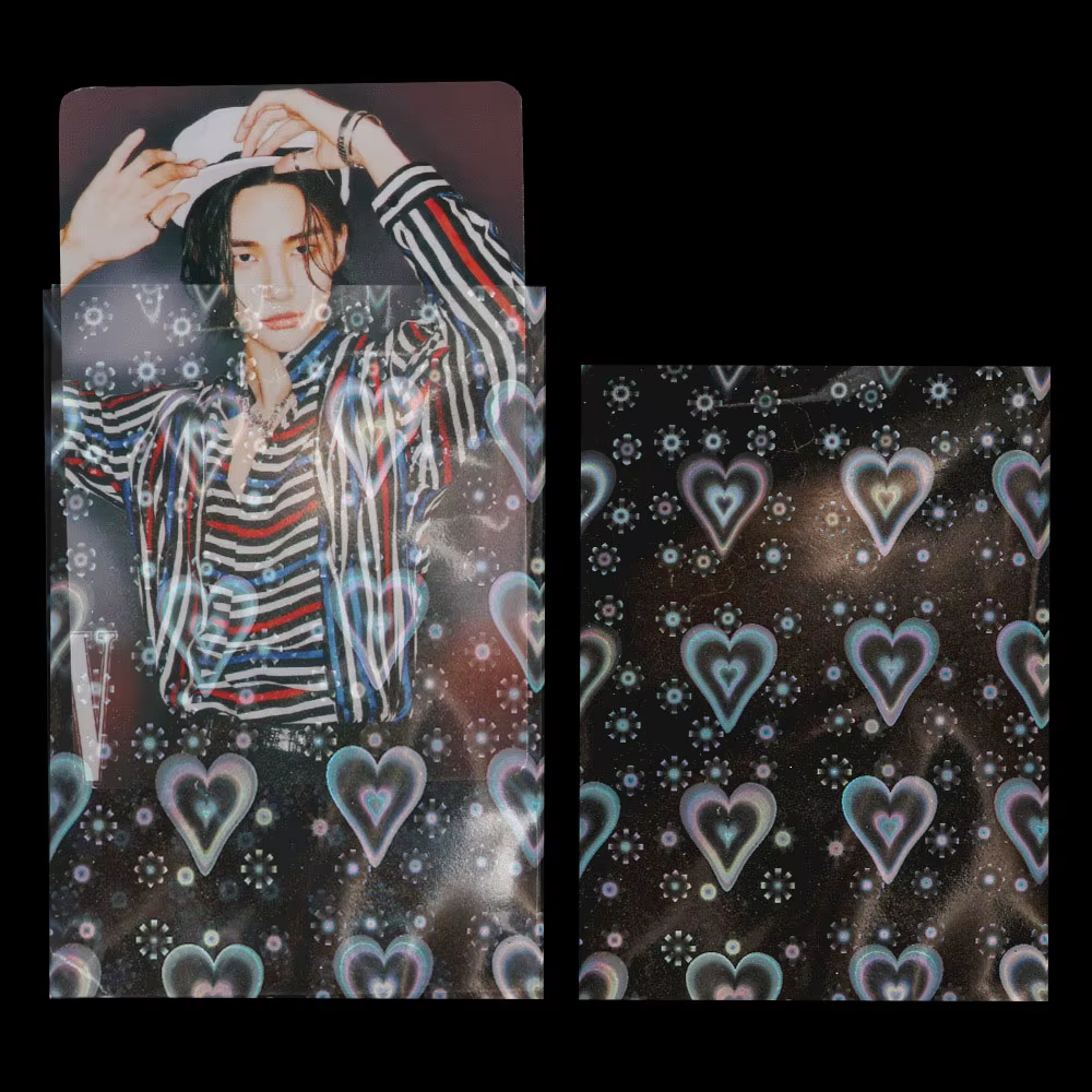 50 Protège-cartes laser coréens 61x88mm pour photocartes, Kpop, jeux de société, cartes de tarot – F
