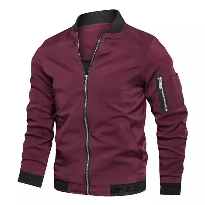 Veste d'automne pour hommes, uniforme de Baseball à manches longues, coupe-vent, veste fine de cycli