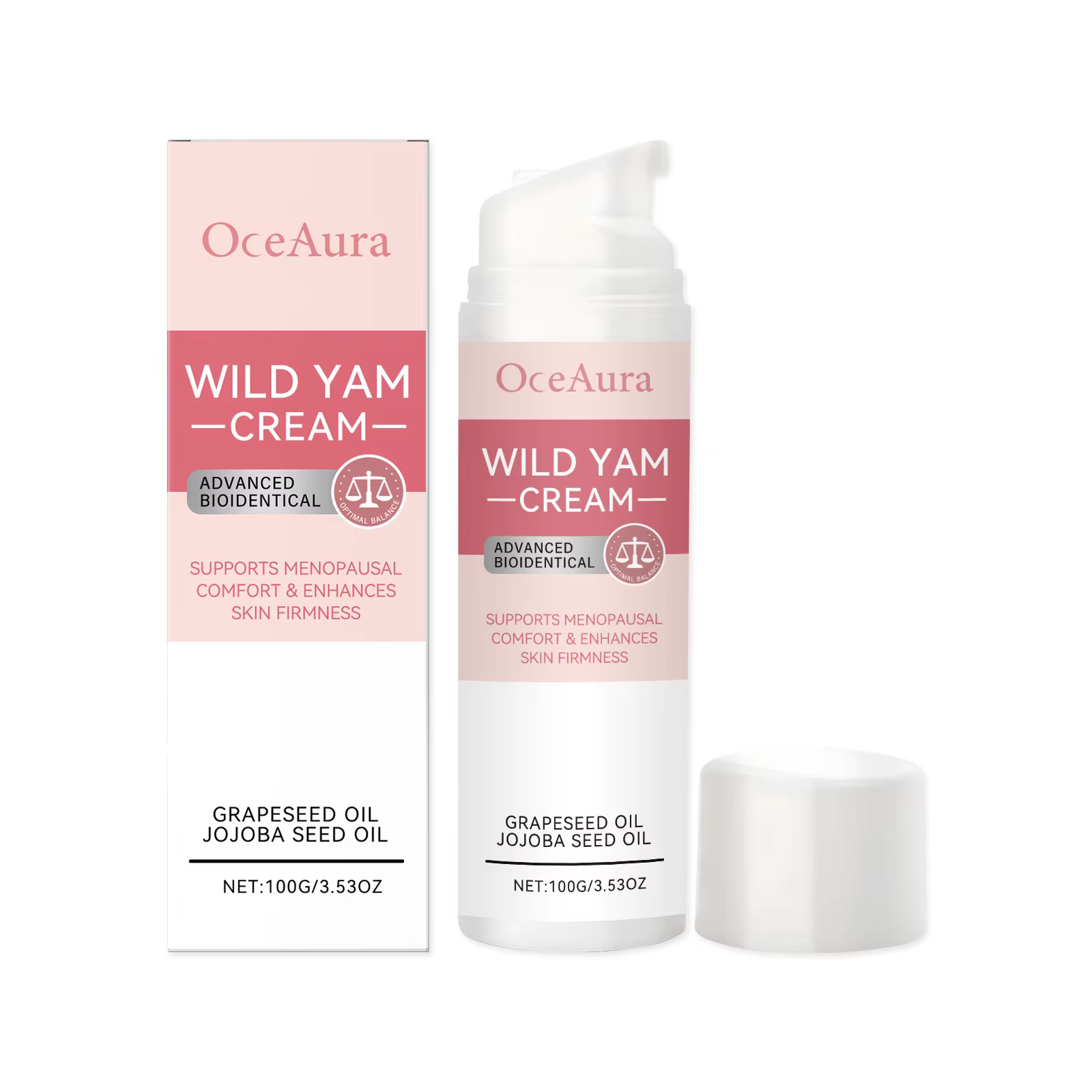 Crème équilibrante pour le corps avec des ingrédients doux pour soulager les inconforts corporels de
