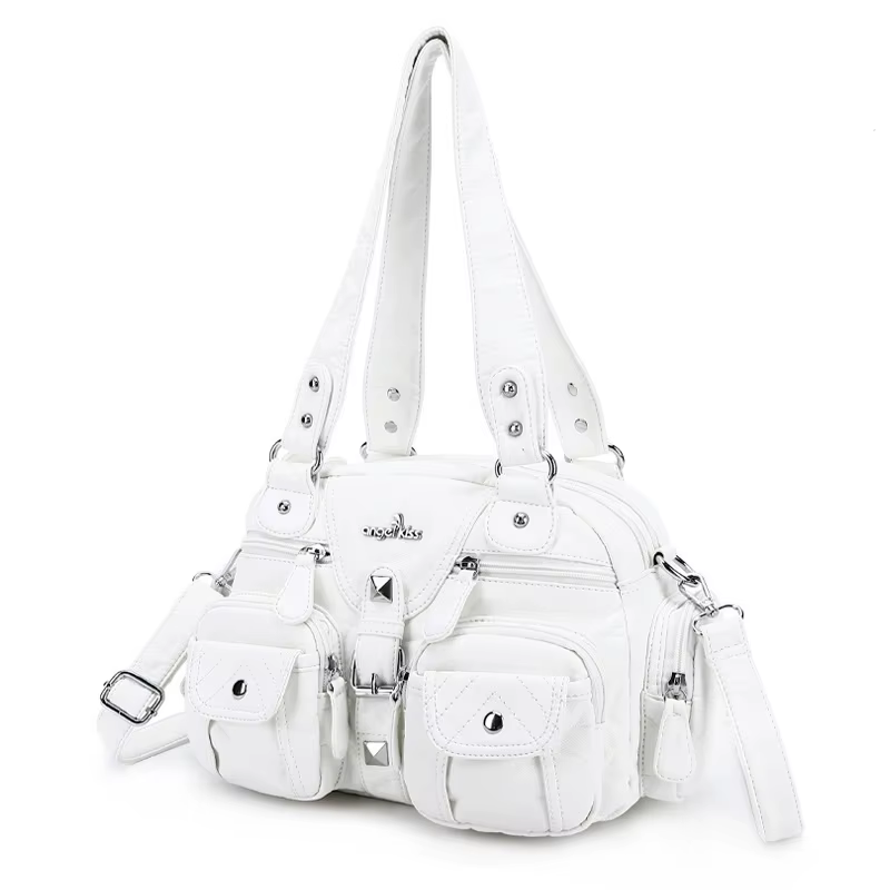 Sac vintage pour femme, petit sac à main, sacoche à poignée supérieure, sac à bandoulière en PU, sac