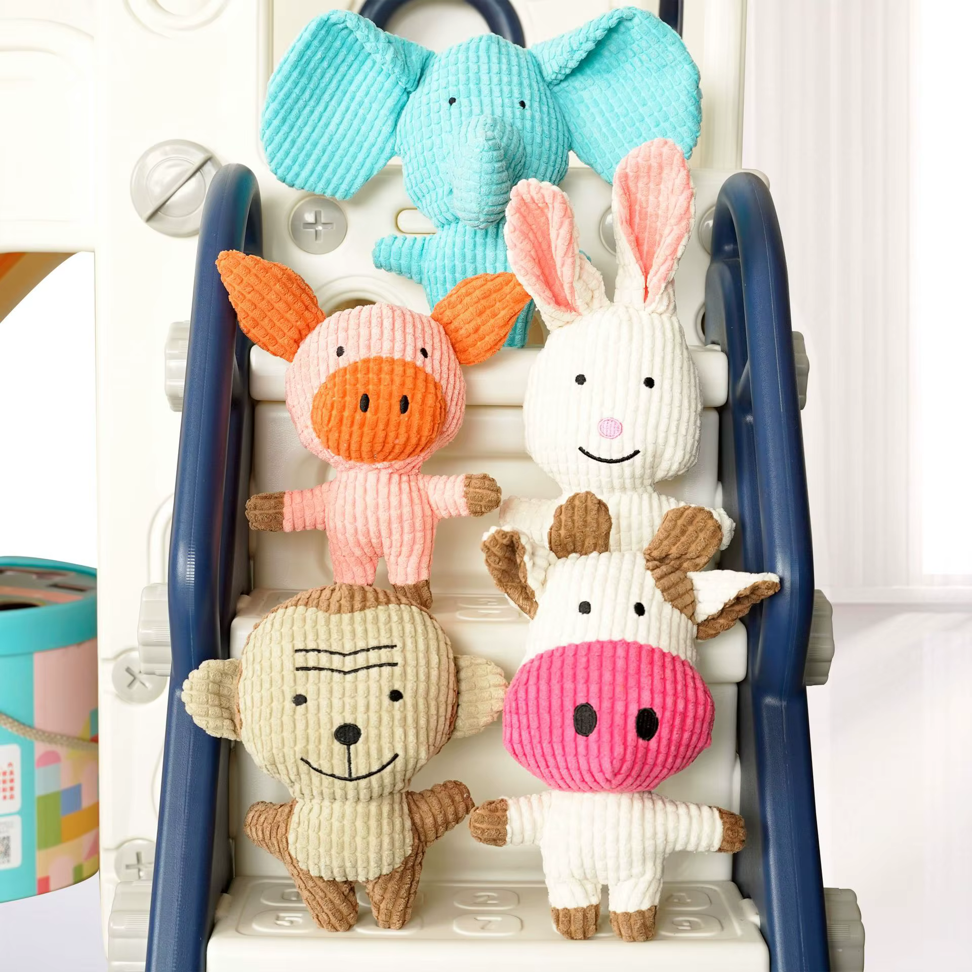 Jouets en peluche pour animaux de compagnie, couineur pour petits chiens, cochon mignon, éléphant, e