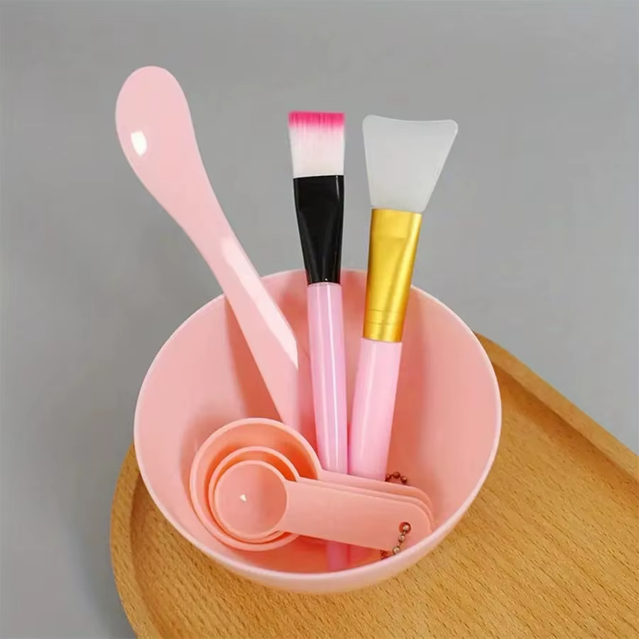 Outils de mélange de masques faciaux à faire soi-même, applicateur Facial, spatule, bol, cuillères,