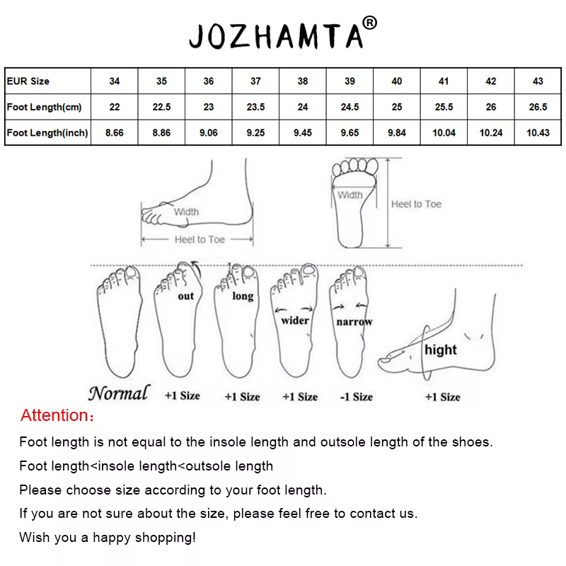 JOZHAMTA 2026 Nouvelles Sandales à Talon Moyen en Cuir Véritable pour Femme, Tailles 34-43, Idéales 