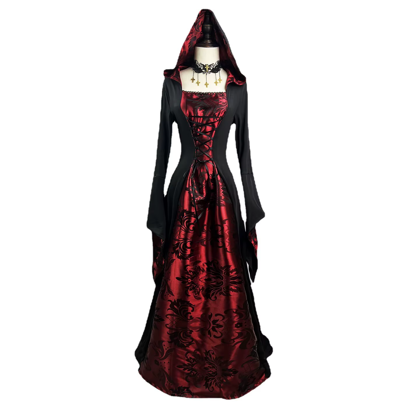 [You're My Secret] Robe femme Cosplay Vampire Halloween carnaval fête adulte Costume médiéval rétro 