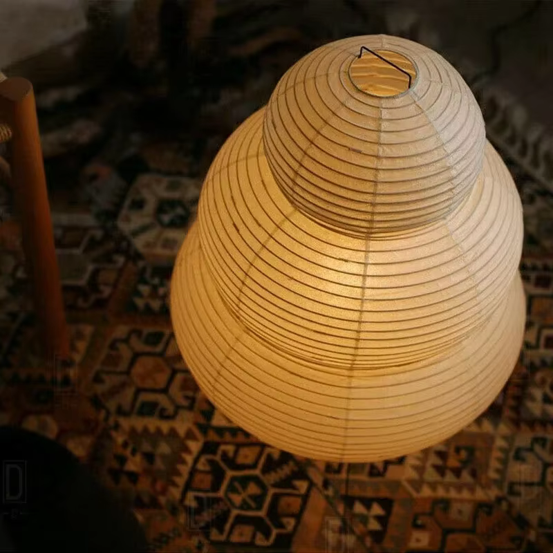 Lampe de Table Akari Noguchi Yong au Design japonais, papier de riz blanc, lampes de bureau décorati