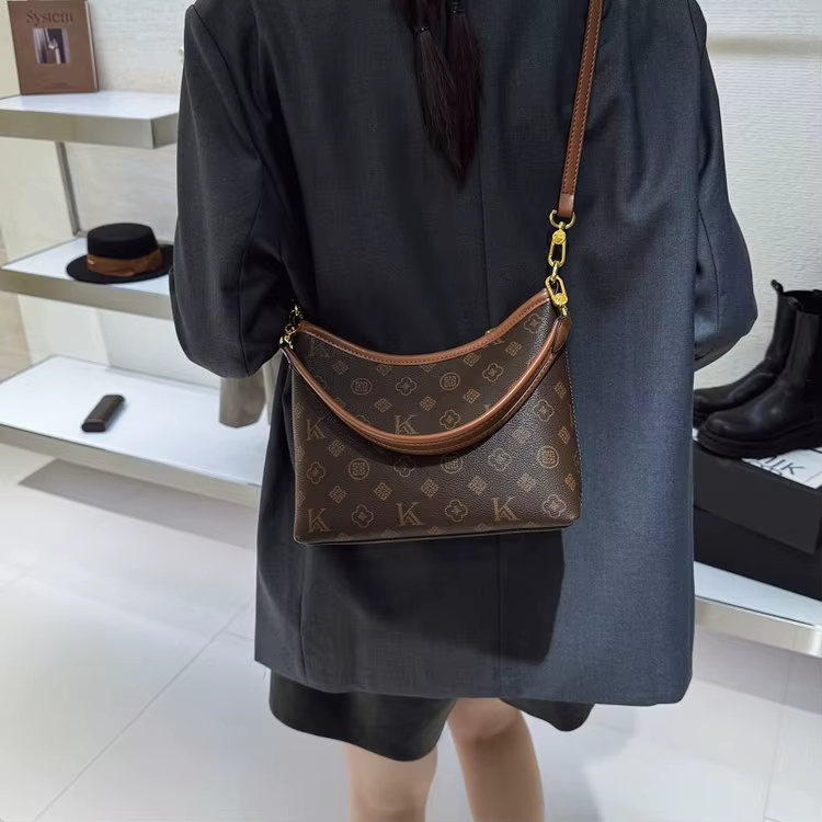 Sac à langer en cuir élégant et décontracté pour femme, grande capacité, texturé, original, rétro, p
