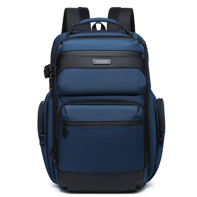 Ozuko – sac à dos étanche multifonctionnel pour hommes, sac à dos pour ordinateur portable 15.617.3 