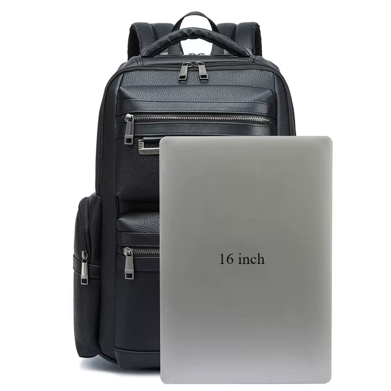 Sac à dos de luxe hommes grande capacité sacs de voyage affaires 16 pouces sac à dos pour ordinateur
