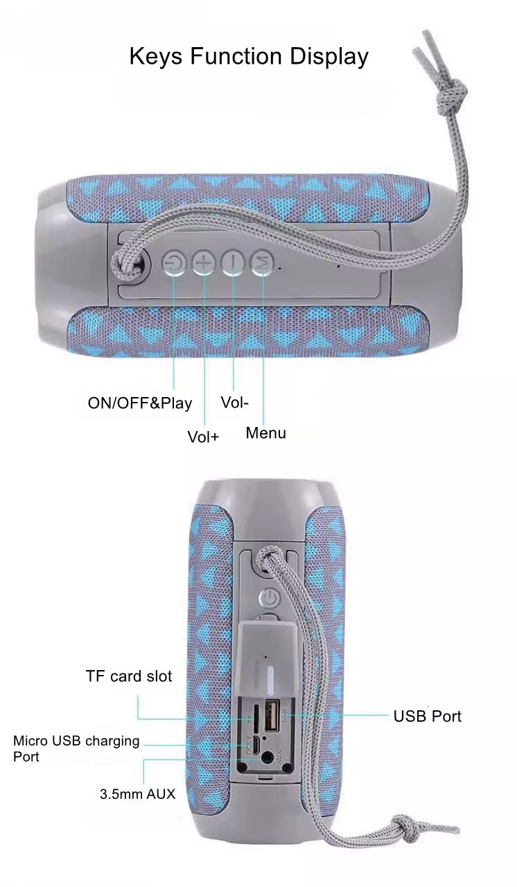 TG117 haut-parleur Bluetooth extérieur haut-parleur sans fil Portable colonne double basse barre de 