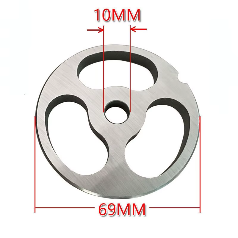 Hachoir à viande de Type 12, accessoires de lavement, maille de couteau, trou en acier inoxydable, t