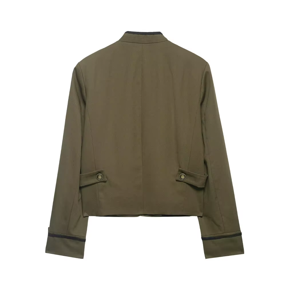 ZYIG Nouvelle Collection Printemps 2026 – Veste de Costume Élégante pour Femme avec Épaulettes Rembo