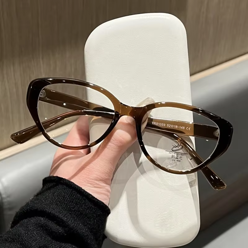 Lunettes de myopie rétro œil de chat coréen, à la mode, Anti lumière bleue, vue de près, Ultra légèr