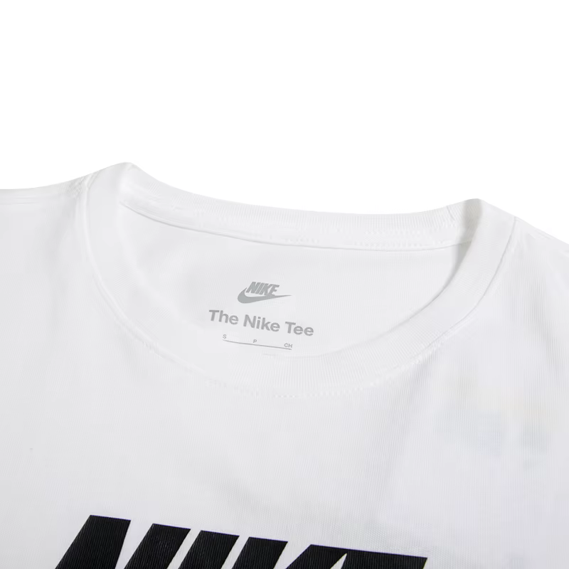 Nike T-Shirt femme Essntl Icn Ftra col rond ample manches courtes respirant décontracté demi manches