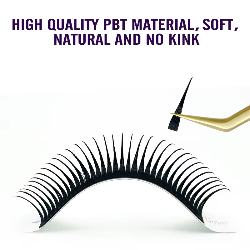 NATUHANA nouveau 0.07mm Extension de cils humides Manga vaporeux Cosplay Type pointes Extensions de 