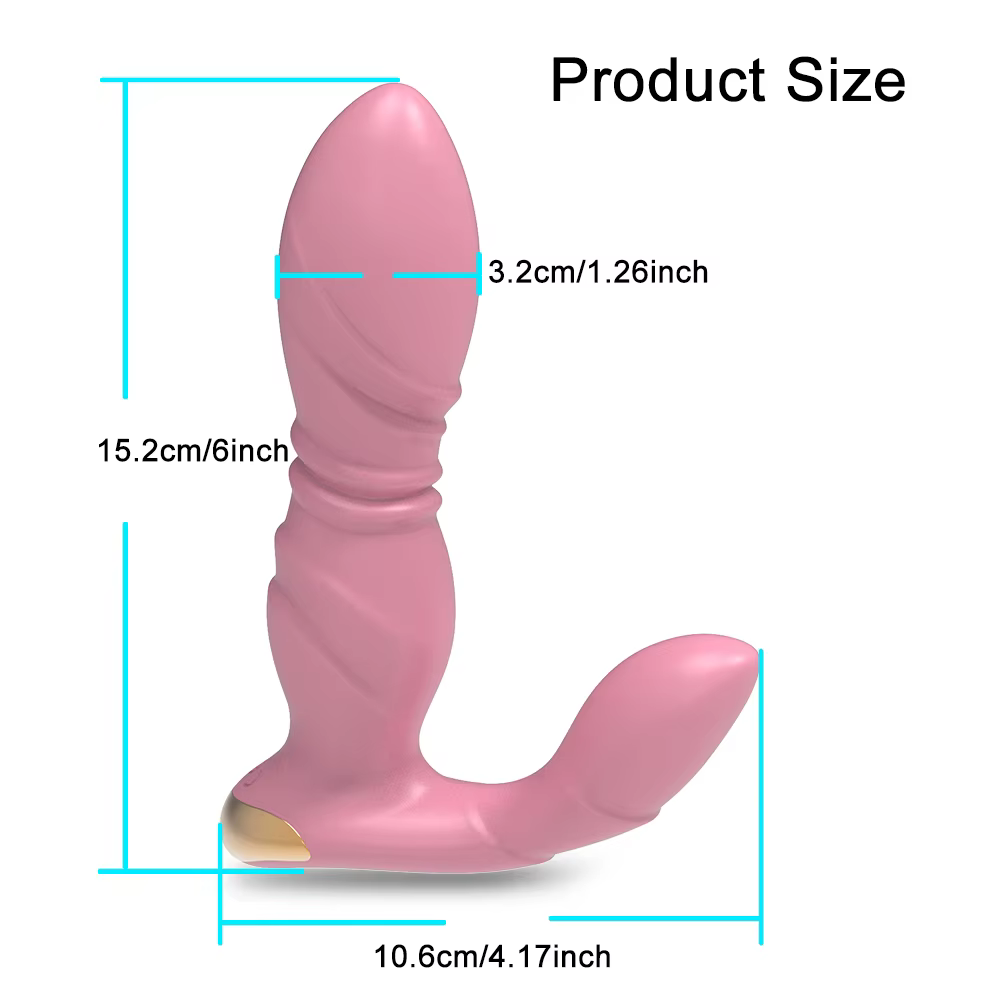 Gode de poussée télécommandé sans fil pour femme, vibromasseur portable, point G, stimulateur de cli