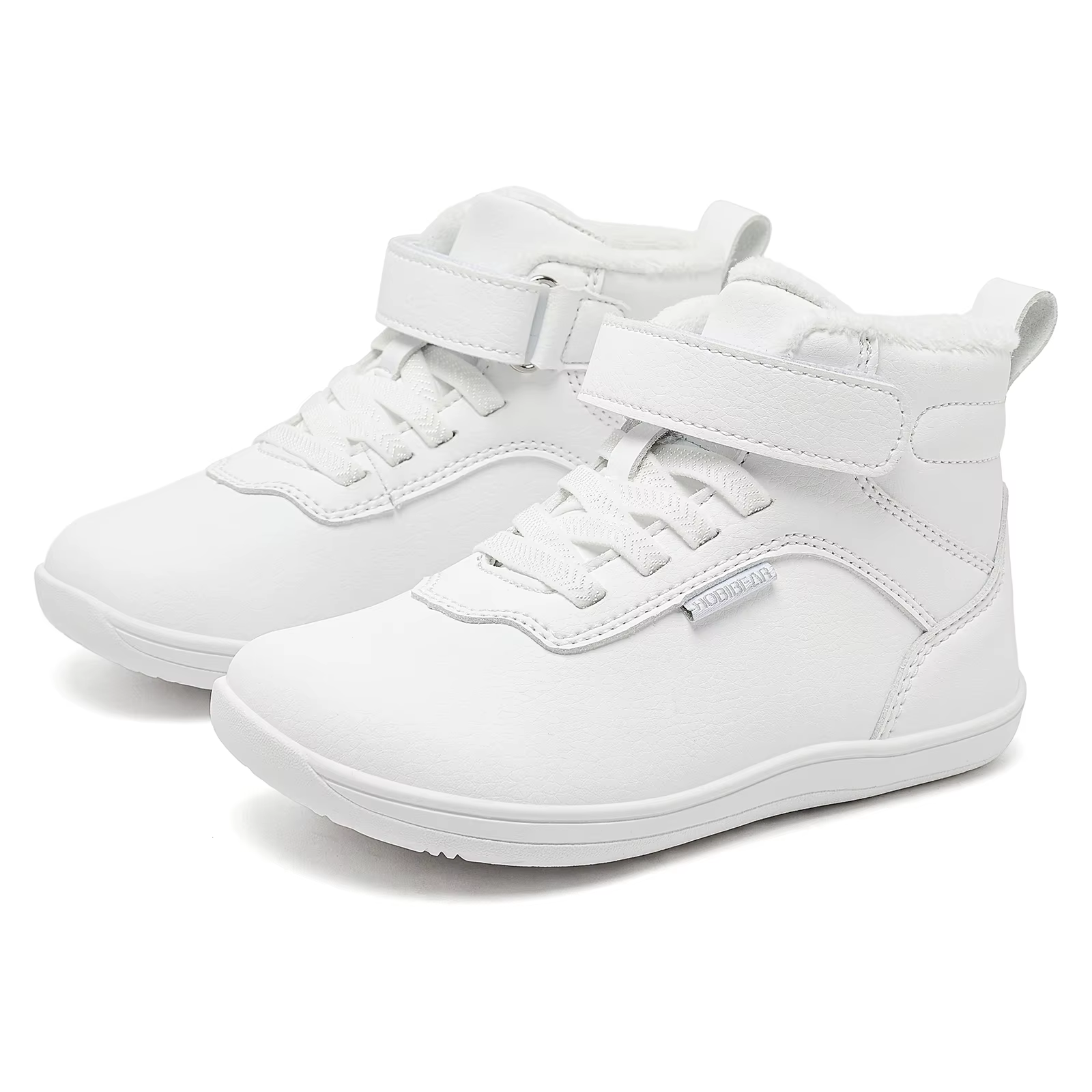 HOBIBEAR enfants hiver pieds nus chaussures petit/grand/enfant large orteil boîte chaude fausse four