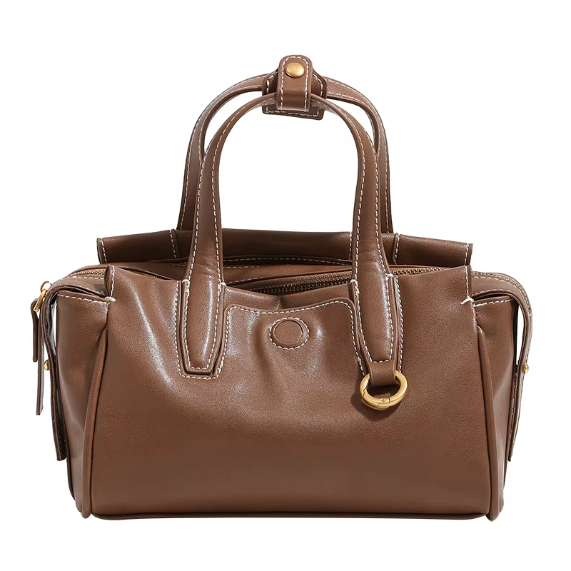 Sac à langer de luxe minimaliste haut de gamme pour femme, sac fourre-tout en cuir de créateur Paris