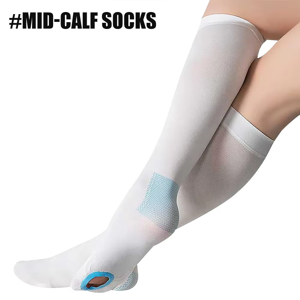 1 paire de bas de compression anti-embolisme TED (15-21 mmHg) – chaussettes de compression jusqu'aux