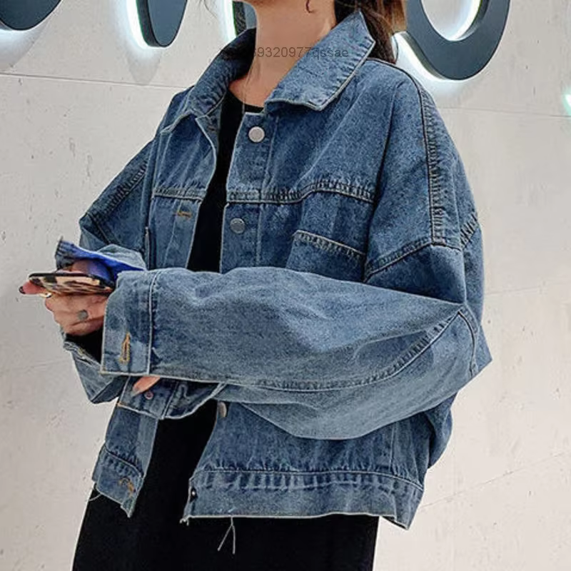 Mickey dessin animé mode Denim manteau Hip-hop Streetwear à la mode hommes femmes vestes nouveau cor
