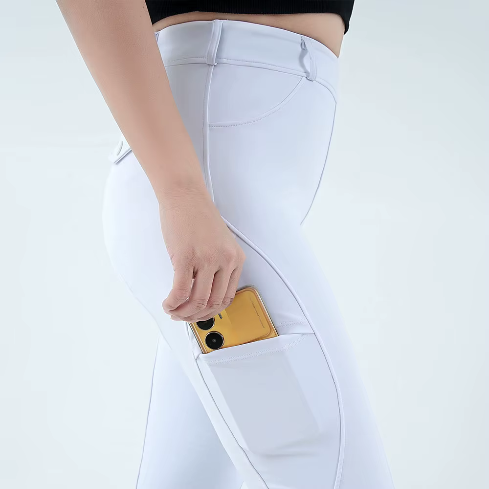 Pantalons d'équitation pour femmes, culottes à siège complet, collants d'écoles équestres, vêtements