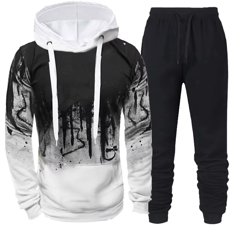 Survêtements à capuche et pantalon CamSolomon pour hommes, vêtements de sport tendance, olympiques d