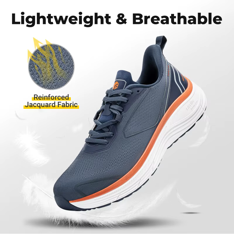 Chaussures de marche Fitville pour hommes, baskets à large conception, chaussures de tennis amorties
