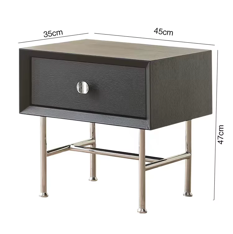 Table De chevet nordique moderne, esthétique, luxe européen Simple, tiroir tendance, meubles De cham