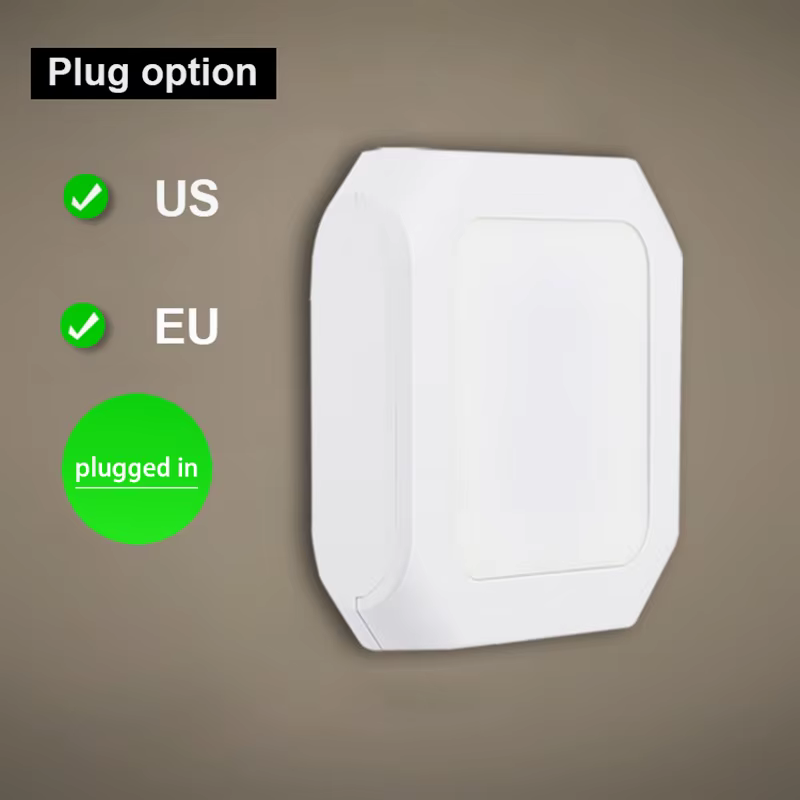Veilleuse avec prise ue/US contrôle de la lumière LED lampe de nuit appliques murales pour la maison