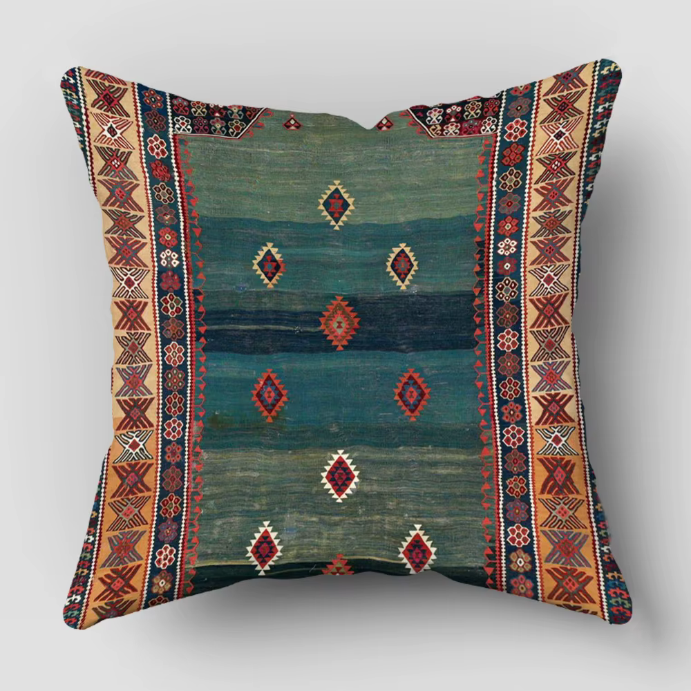 Taie d'oreiller à motif de tapis persan, housse de coussin pour salon, canapé, décoration de maison 