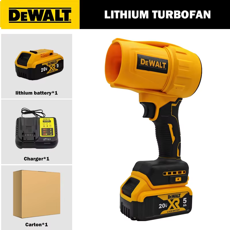 Dewalt – souffleur d'air sans fil, 30000 tr/min, Turbo, ventilateur violent portatif, sèche-linge, o