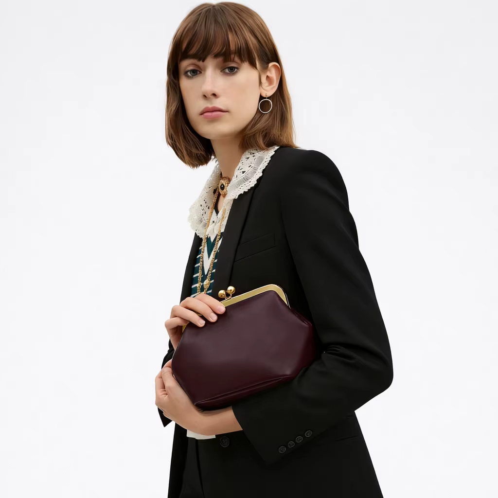 Sac fourre-tout de luxe élégant en cuir de couleur unie pour femme, grande capacité, idéal pour le q